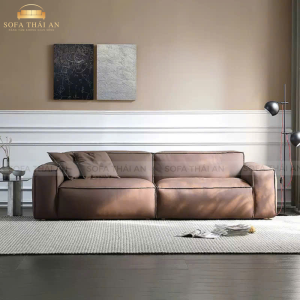 Sofa Băng Da Bò Ý Nhỏ Gọn TA135
