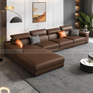 Sofa Góc Da Hiện Đại TA114