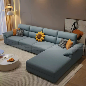 Sofa Góc Vải Cho Phòng Khách Hiện Đại TA117