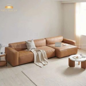 Alternative view of Sofa Góc Da Hiện Đại TA365