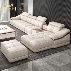 Sofa Góc Da Hiện Đại Sang Trọng TA364