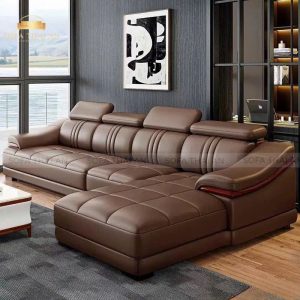 Alternative view of Sofa Góc Da Hiện Đại Sang Trọng TA364