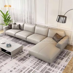 Alternative view of Sofa Góc Da Sang Trọng Hiện Đại TA351