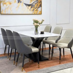 Bàn Ăn Mặt Đá Ceramic Nhập Khẩu TA152