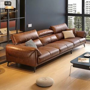 Alternative view of Sofa Băng Da Hiện Đại TA397