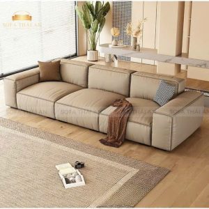 Alternative view of Sofa Băng Da Nhỏ Gọn Cho Căn Hộ TA399