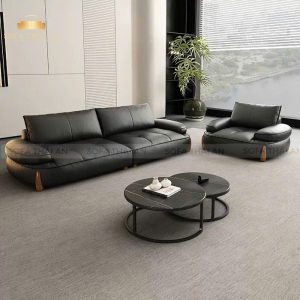 Alternative view of Sofa Băng Phối Chân Gỗ Hiện Đại TA405