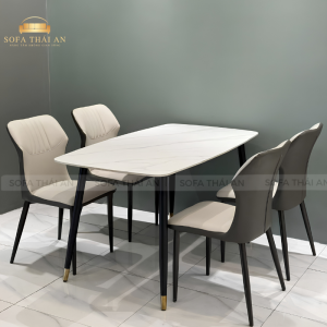 Bàn Ăn 4 Ghế Nhỏ Gọn TA475