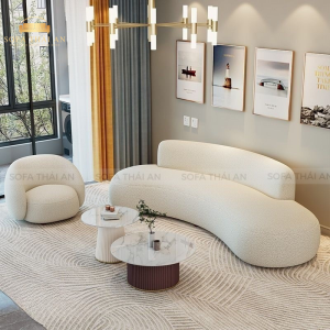 Alternative view of Sofa Băng Cong Hiện Đại Tối Giản TA486