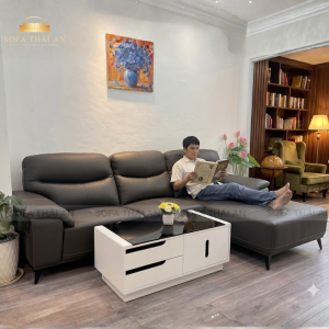 Sofa Góc Da Phòng Khách TA468