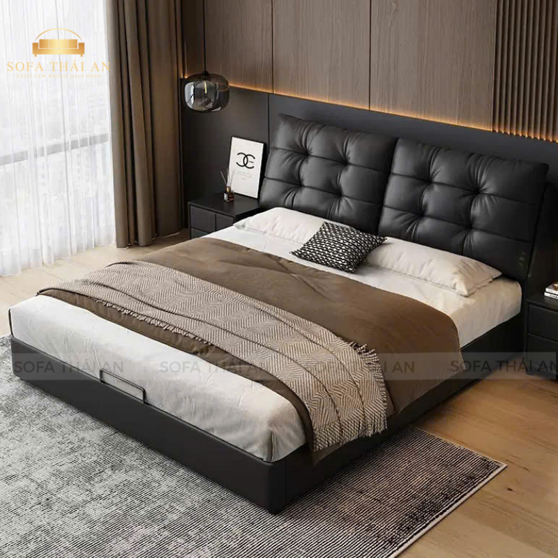 Giường Ngủ Bọc Da Hiện Đại TA460