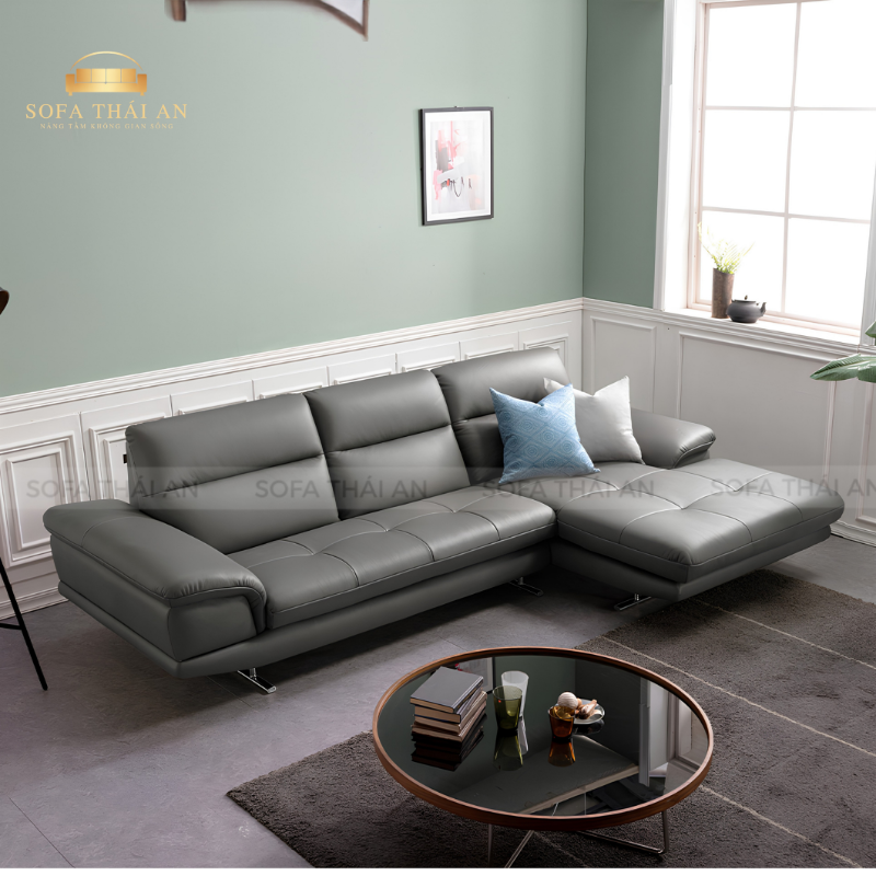 Sofa Góc Da Hiện Đại TA567